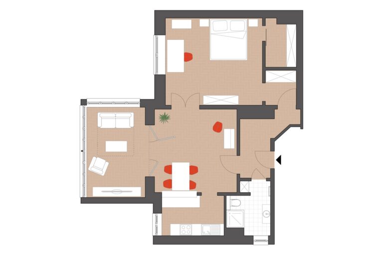 Floor plan GAISBERG Standard · 1st floor left