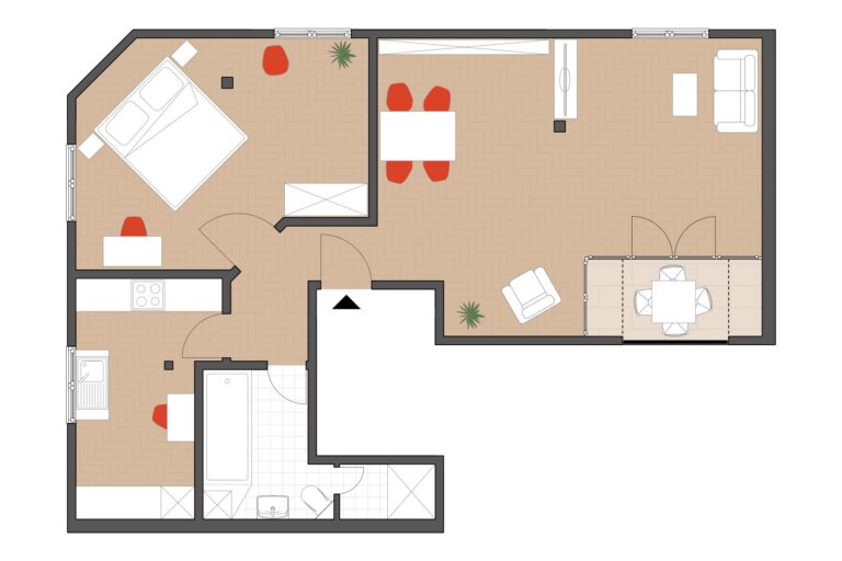 Floor plan RÖMER Standard · Top floor