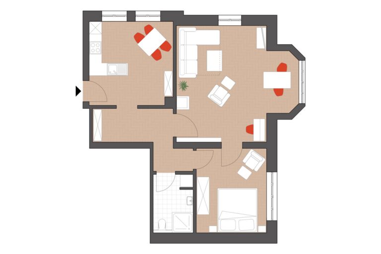 Floor plan WERDER Standard · Ground floor
