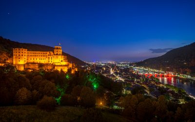Heidelberger Schlossbeleuchtung.